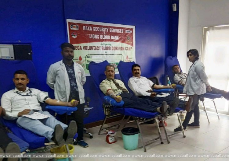 భారత దేశవ్యాప్తంగా రక్తదాన శిబిరాలను నిర్వహించిన రక్షా సెక్యూరిటీ సొల్యూషన్స్